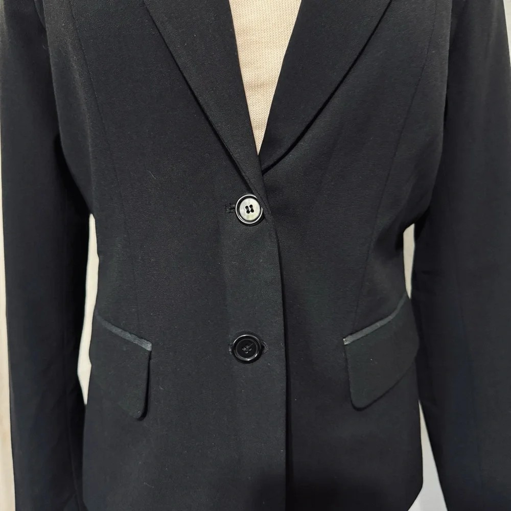 7th Avenue Suiting Collection‎ New York & Company Women Black Suit Jacket Size 6